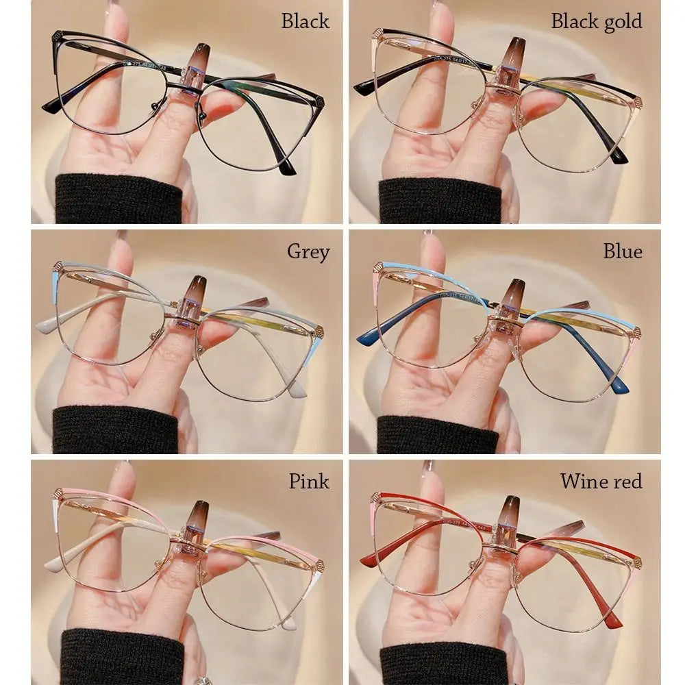 Blue Light Blocking Women Designers Eyeglasses Optical Spectacle Computer Eye Protection Glass Fashion Eyewear