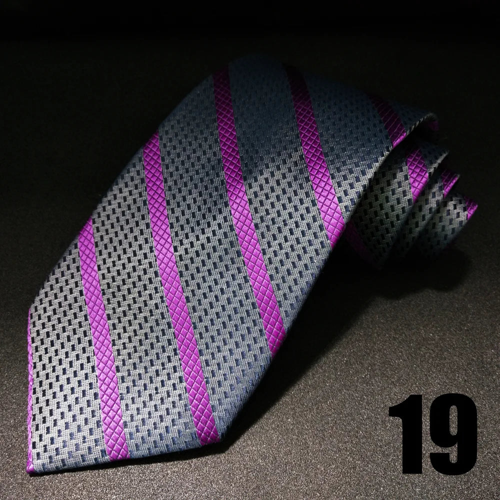 EASTEPIC 10 cm Wide Ties for Men in Business Suits Men's Necktie Jacquard Accessory Quality Print Pure Silk Wedding Party