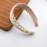 Fashion Headband Women Hair Bands Broadside Wool Raffia Cross Knot Headbands Girls Hair Band Hair Accessories Headwear