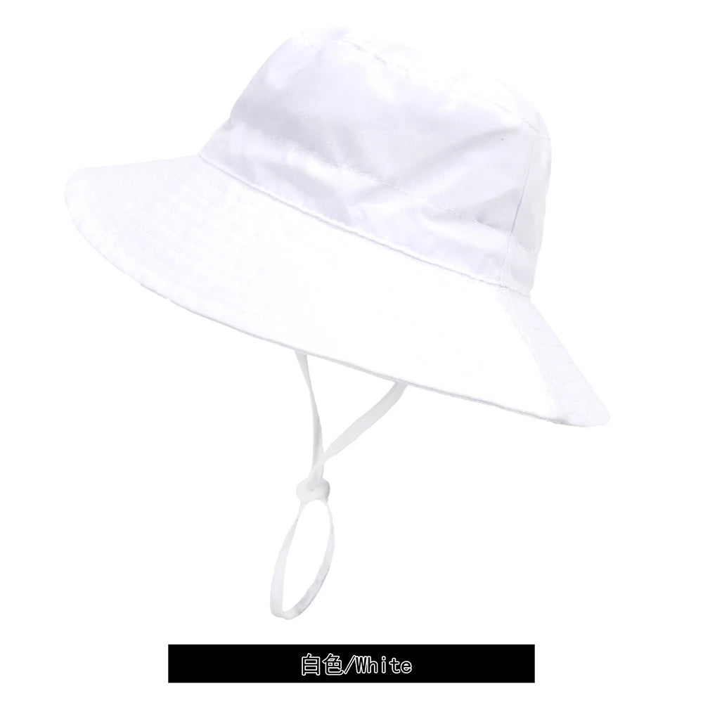 XS,M,L Summer Baby Sun Hat UV Protection Kids Bucket Hat For Girls Boys Outdoor Panama Beach Caps Toddler Infant Bucket Cap