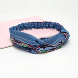 Women Headband New Fashion Hair Bands Bohemian Cross Elastic Hair Band For Ladies Black Purple Female Head band Hair Accessories