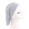 Women Stretchy Wide Band Crochet Hair Snood Mesh  Net Wig Cap Head Cover Care Nightcap Pocket Wrap Dreadlock Headwear