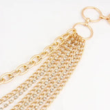 Waist Chain Jewelry Adjustable Harness Belly Chain Multi Layer Tassel Belly Chain Sexy Waist Corset Belt Clothing for Women