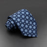 Men's Fashion Silk Tie 7.5cm Soft Novelty Necktie Blue Green Orange Color Ties For Men Dot Floral Bowtie Wedding Business Gift