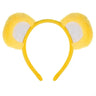 Lovely Plush Bear Ear Headband for Women Girl Birthday Party Gathering Headpiece School Event Accessory Stage Hairhoop