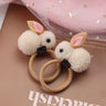 Hair Accessories Girls Ties Elastique Cheveux Fille Gomas Elasticas Furry Korean Kinder Kleding Rabbit Ears Scrunchie Headbands