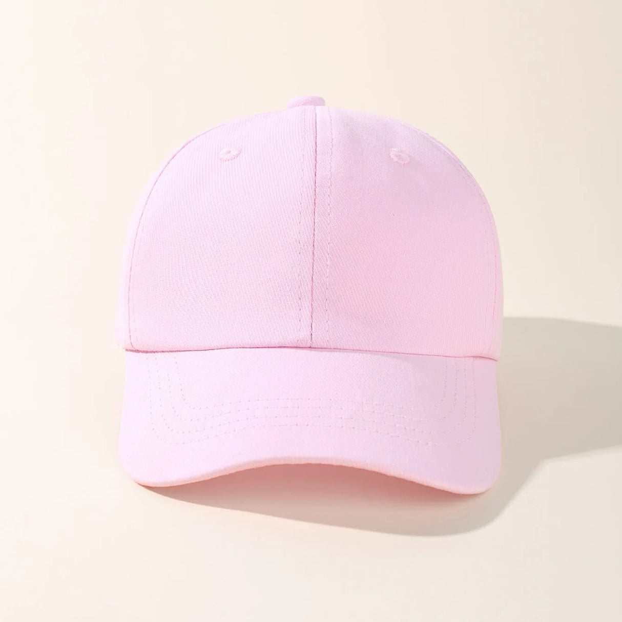 Kids Snap Back Baseball Cap Solid Color Spring Summer Hip Hop Boy Hats Sun Caps Adjustable Breathable Outdoor Travel Kids Hats