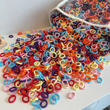 20/50Pcs Elastic Hair Bands Girls Hair Accessories Mini Colorful Nylon Headband Kids Ponytail Holder Scrunchie Ornaments Gift