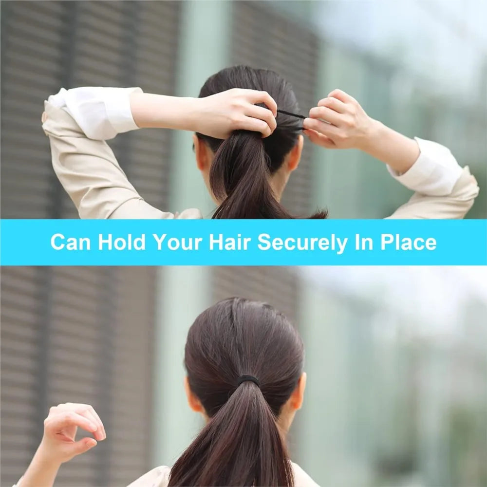 10/30/50Pcs No Damage Elastics Rubber Bands Hair Ties For Thick Curly Hair Ponytail Holders Hair Elastic Band Men Women Girls