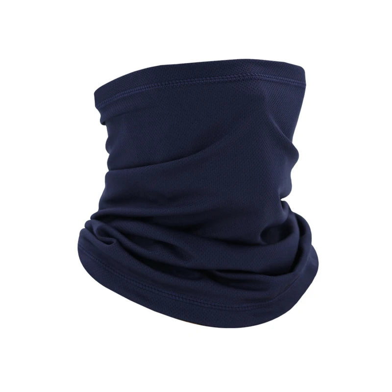 Solid Color Bandana High Elastic Seamless Buffs Gaiter Headband Cycling Mountaineering Face Shield Men Scarf