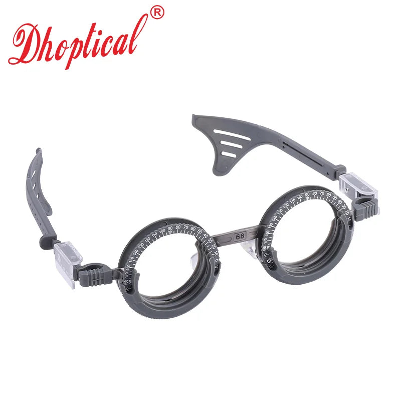 Pure Titanium Trial Frame Optometry Frame Multi Pupil Adjustable Lens Leg Eye Distance Measurement 3 Lenses By Dhoptical