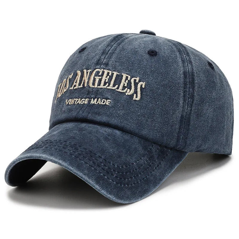 New green baseball cap female street wash letter thorn soft top embroidered duck hat male spring summer visor hat