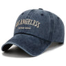 New green baseball cap female street wash letter thorn soft top embroidered duck hat male spring summer visor hat