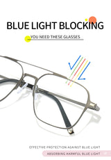 Titanium 3 In 1 New Trend Magnet Glasses Frame With Clip On Glasses Polarized Sunglasses For Men Women Optical Computer glasses