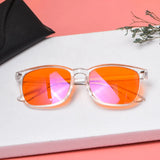 Blue and Green Wavelength Blocking Glasses Disruptive Light Blocking Glasses for Better Sleep Eliminate Eye Strain