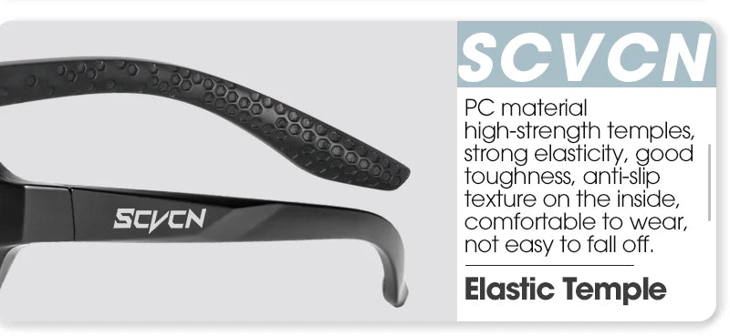 SCVCN New Riding Cycling Sunglasses Outdoor Sports Running Goggles Men's Mtb Bicycle Glasses Women Cycling Eyewear 1 Lens