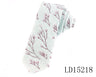 New Designer Print Ties Casual Narrow Necktie Ties for Men Hip-hop Party Floral Cotton Skinny Tie Cravat