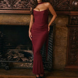 Suninheart Elegant 2 Pieces Dress Set with Scarf Women Fashion Matching Sets Sexy Cropped Top and Long Dress Set Casual Dress