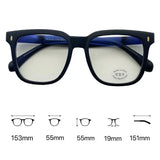 New Clear Lens Near Sight Myopia Glasses Large Sqaure Minus Diopter Eyewear Fashion Ultralight Trendy Eyeglasses for Men Women
