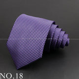 New Design Wedding Men Tie Purple Solid Striped Paisley Flower Neckties Men Business Dropshipping Groom Collar Accessories Gift