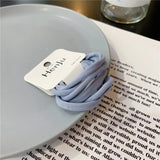 6Pcs/Lot Elastic Hair Bands Women Hair Rubber Band Elegant High Elasticity Solid Color Girls Elastic Hair Bands Hair Accessories