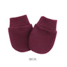 Newborn Baby Hat with Gloves Autumn Winter Warm Cotton Kids Beanies Stuff Children Accessories Infant Nightcap 0-6 Months Babies