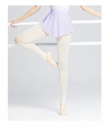 Women Ballet Skirts Dance Short Skirts High Slit Skirt Ballerina Adult Teen Ballet Dancing Dress Soft Mesh Elastic Dance Skirt