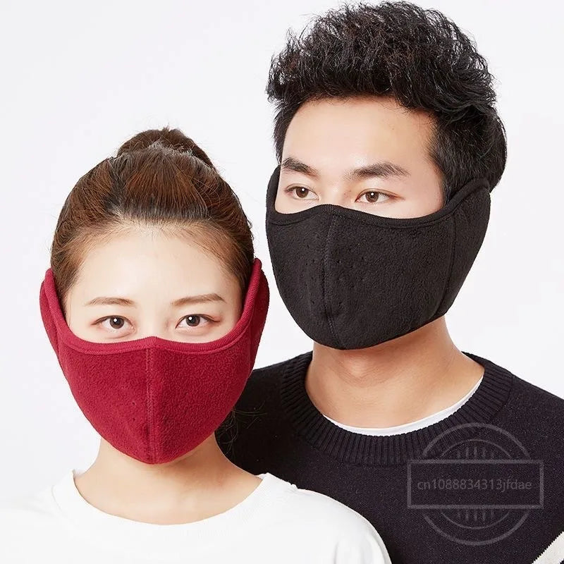 Outdoor Thermal Mask Autumn and Winter Cycling Windproof and Cold Ear Protection Mask 2-in-1 Breathable Winter Thermal Mask