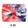 Tie Dye Headbands for Women Wide Turban Headwrap Knotted Vintage Hairbands Cotton Bandanas Bandage Headscarf Hair Accessories