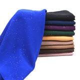 180*75cm Bronzing Muslim Chiffon Hijab Shawls Scarf Women Solid Color Head Wraps Women Hijabs Scarves Ladies Foulard Femme Veil