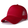 COKK Mesh Baseball Cap Adjustable Snapback Hats For Women Men Unisex Hip Hop Trucker Cap Dad Hat Sponge Soft Breathable Black