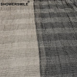 SHOWERSMILE Scarf Men Autumn Winter British Style Mens Scarves Patchwork Khaki Black Gray Navy Male Scarf 180cm*110cm