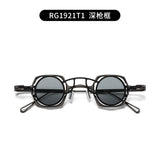 High quality pure titanium small glasses retro frame for men and women suction clip optical glasses frame for prescription glass