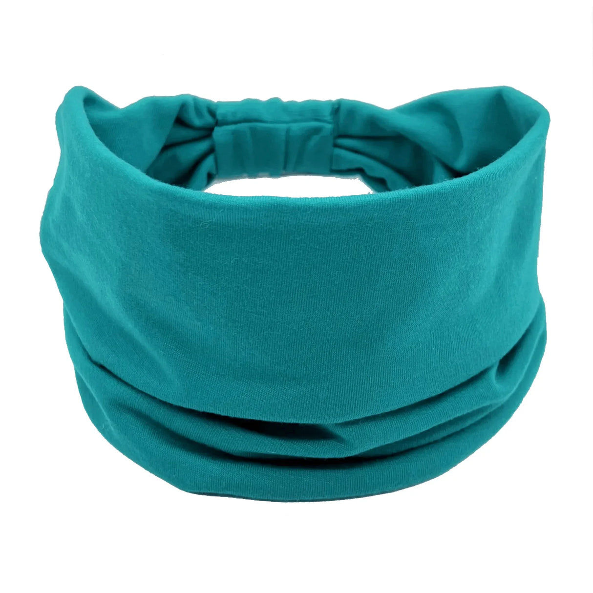 Headwrap Solid Color Knot Wide Headbands for Women Soft Cotton Sports Elastic Hair Bands Accessories Yoga Bandana Bandage