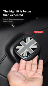 Leather Car Rear Seat Back Handle Decal Cover Protective Sticker For Mini Cooper R56 R55 F56 F57 Interior Decorative Accessories
