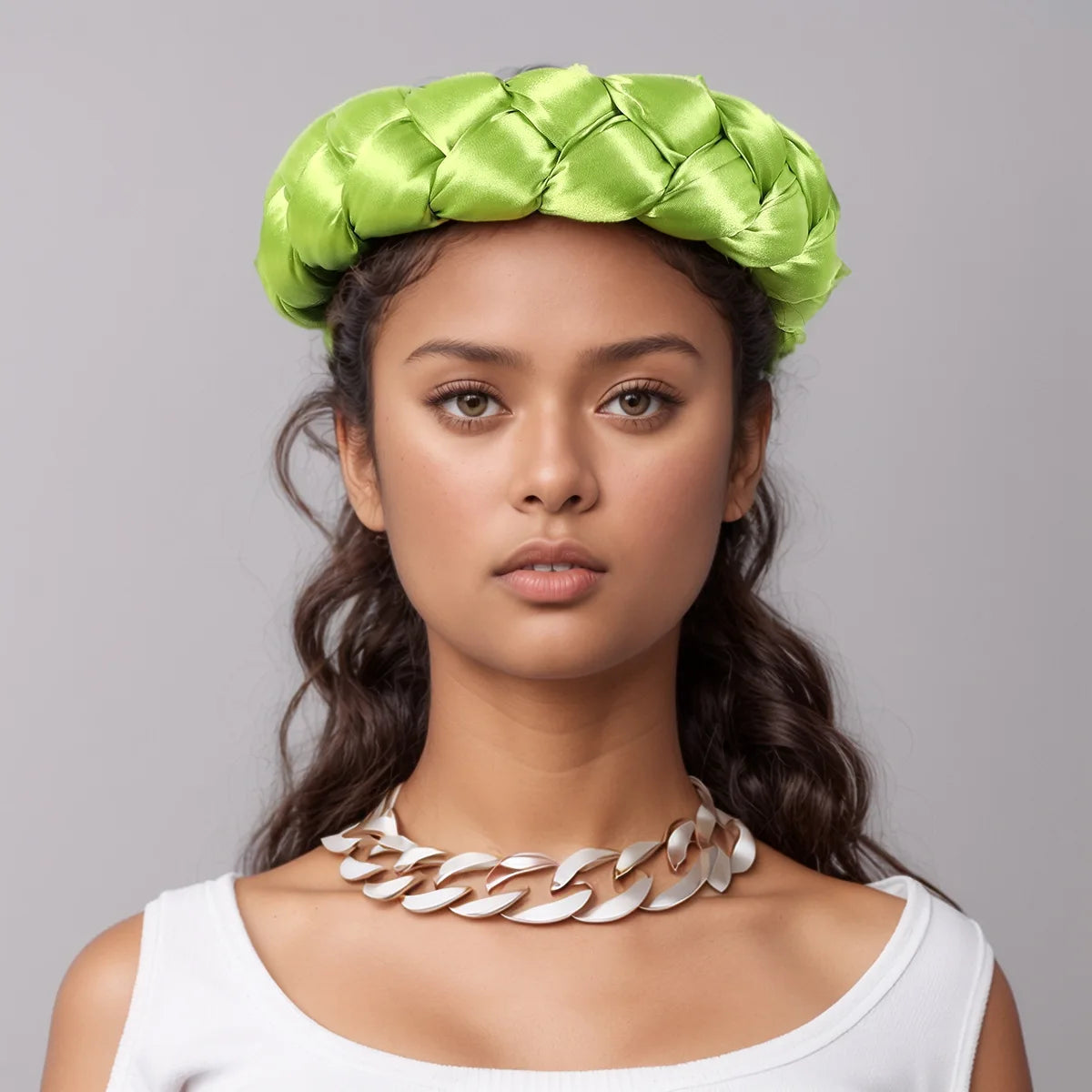 Latest Exaggerated Satin Twist Braids Headband Handmade African Headtie Nigerian Wedding Gele Women Turbans Ladies Head Wraps