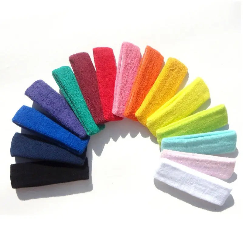 Fashion Sports Headbands for Women Men Solid Elastic Hair Bands Running Fitness Yoga Headwear Stretch Makeup Head Band