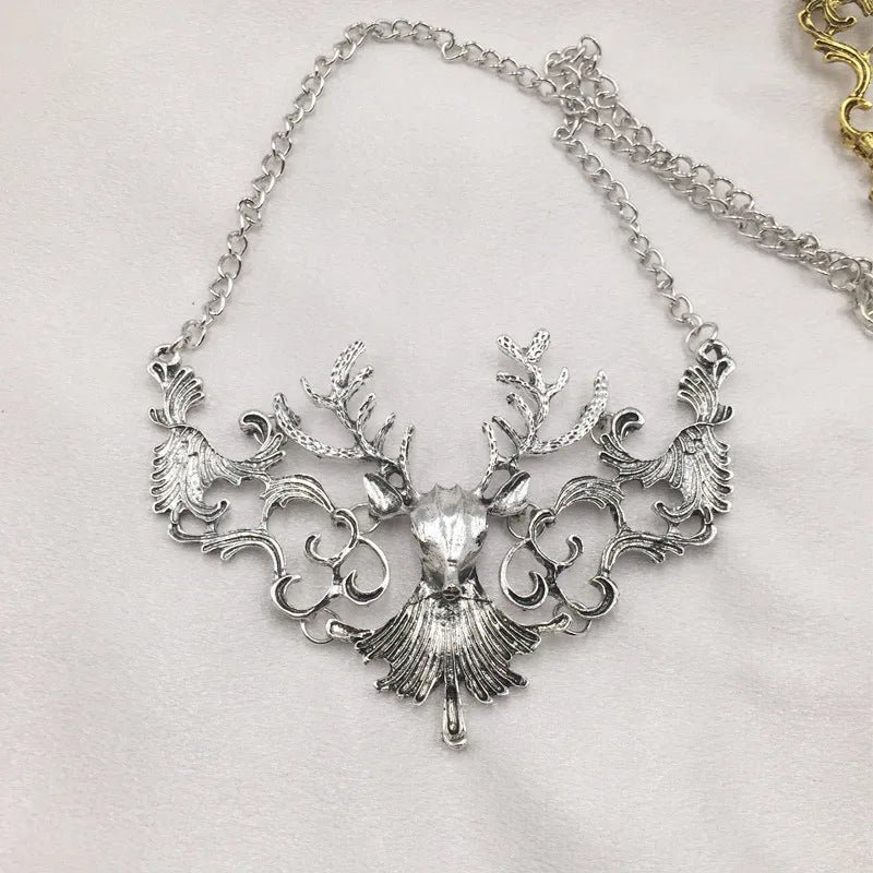 Elk Bow Tie High-end Fashion Women's Necklace Groom Wedding Casual Banquet Accessories Gift Personality Men's Jewelry