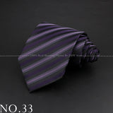 New Design Wedding Men Tie Purple Solid Striped Paisley Flower Neckties Men Business Dropshipping Groom Collar Accessories Gift