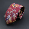 New Design Wedding Men Tie Grey Brown Green Paisley Flower Neckties Men Business Dropshipping Groom Collar Accessories Gift