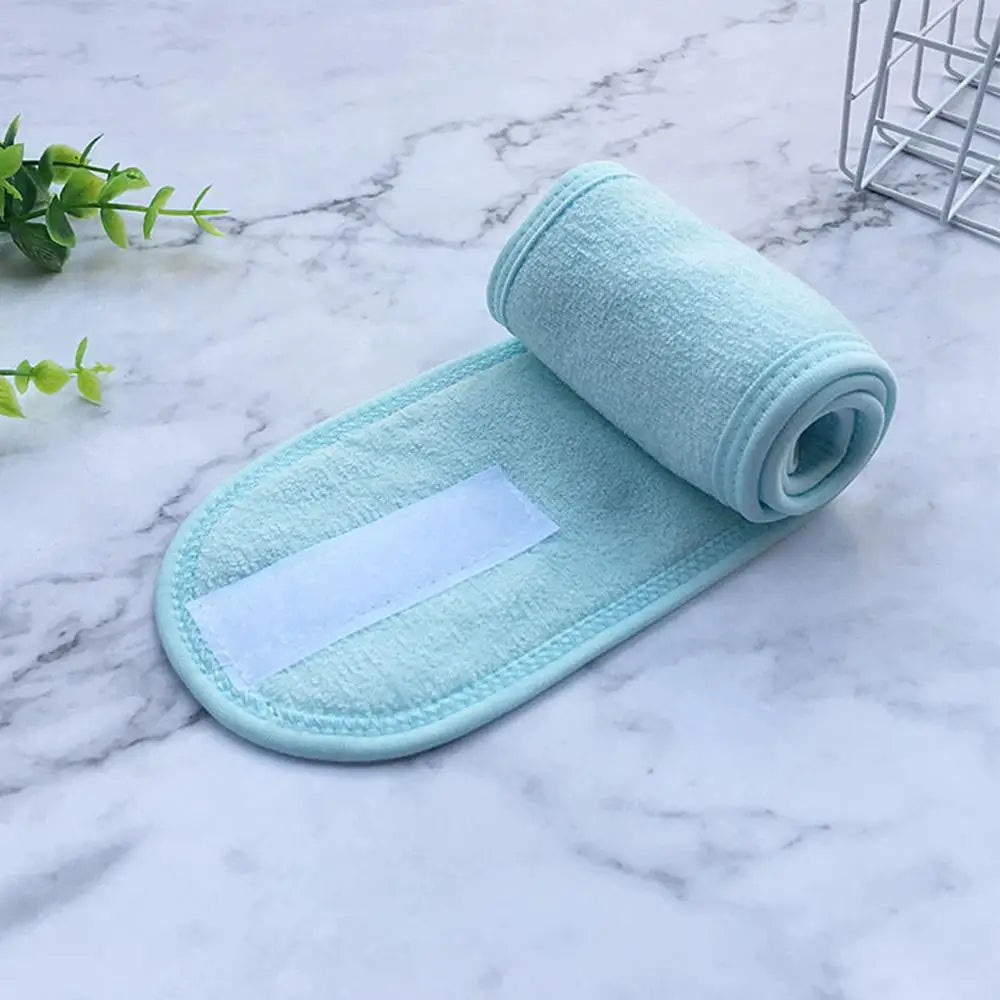 Face Headbands For Women Fleece Hair Bands Wide Hairband Yoga SPA Bath Wash Face Headband Makeup Shower Skincare Headband