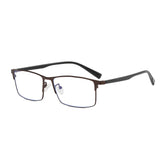 Big Titanium Glasses Frame Anti Blue Ray For Computer Work Business Spectacle Screen Protective Eyeglasses Wide155mm Light