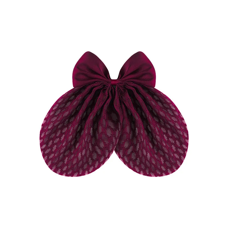 New Disco Party Favors Elastics Glitter Sequin Hair Bands with Bow Elastic Bands Ponytail Tie Hair Scarf Headwear