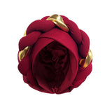 African Turban Cap Headdress Women's Pleated Hat Hair Accessories Arab Wrapped Muslim Hijab