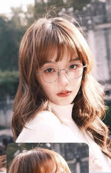 2024 Pure Titanium Frame Round Retro Fashion Men Women Eyeglasses Frame Anti-blue Light Glasses Designer Korean Glasses Frames