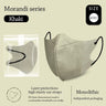 10Pcs Fish Mask Summer Slim Edition Adult Morandi 3 Layer Approved Face Masks Respirator Masque