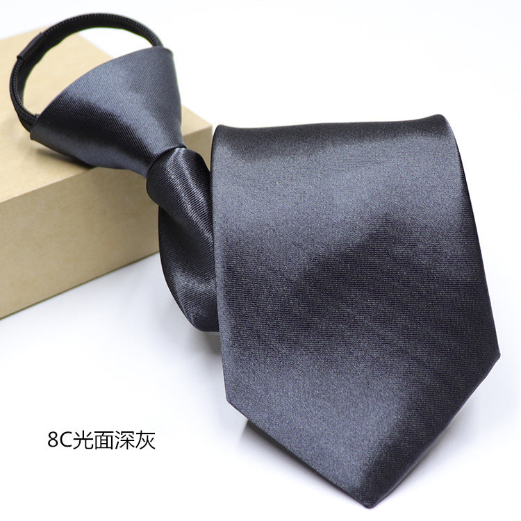 Mens Ties Casual Zipper Neck Ties Professional Formal Shirt Convenient Lazy Zip Tie Striped Business Arrow Ties