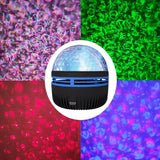 LED Night Light Water Pattern Projection Effect Lamp Children's Bedroom Decoration Projection Lamp Birthday Party Decoration