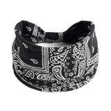 Boho Headbands For Women Fashion Stretch Wide Hair Bands Knoted Turban Yoga Sweatband Elastic Head Bands Stylish Wrap Headbands
