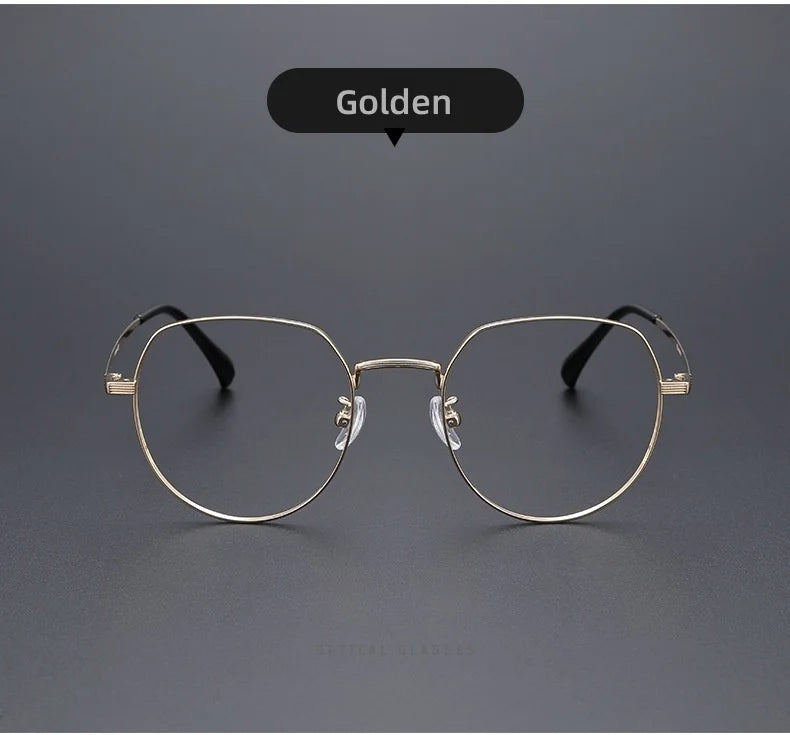 DIEDIESEE New Anti Blue Light Men's And Women's Titanium Frame Can Be Paired With Myopia Optical Prescription Glasses Frame 1901
